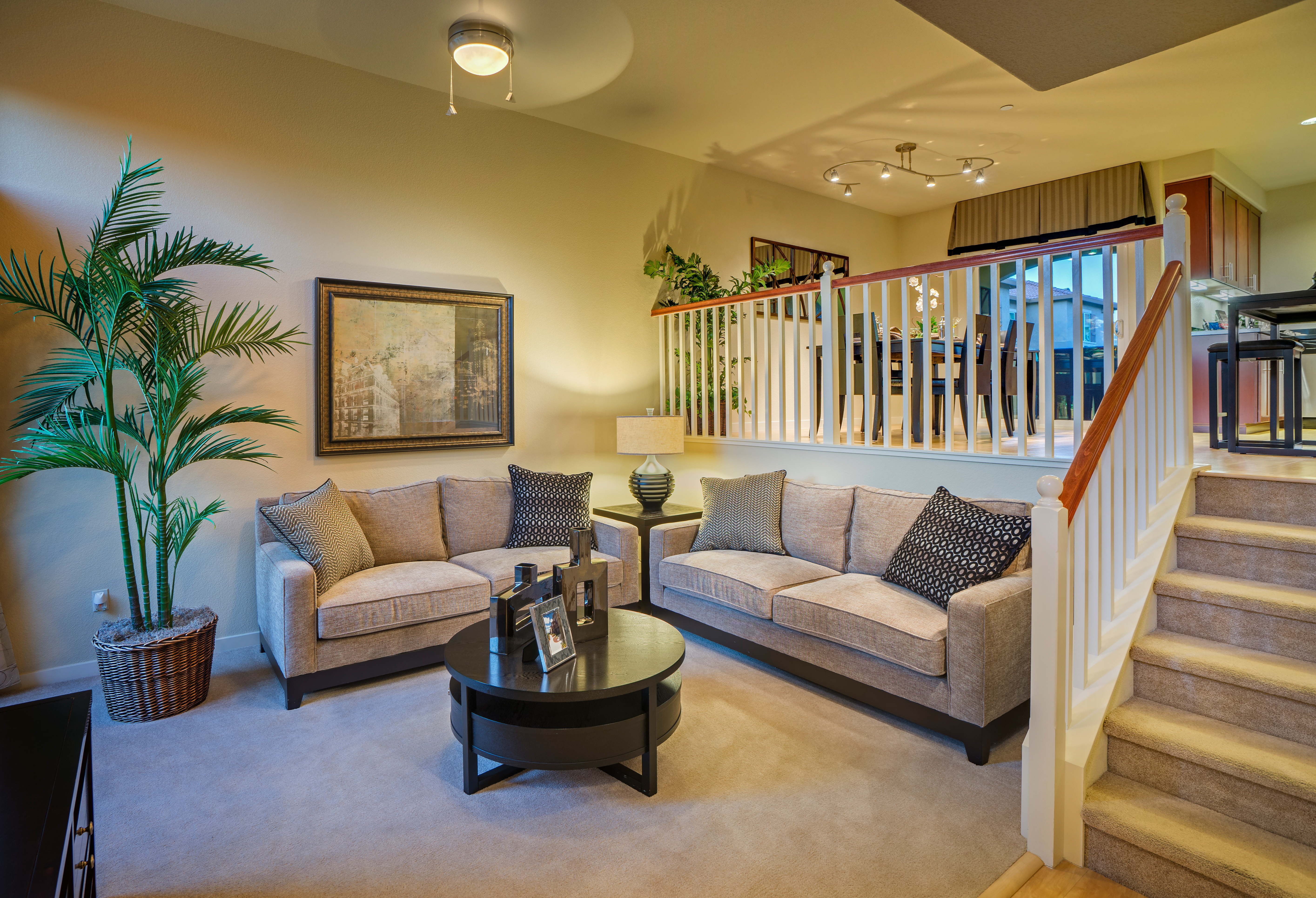 Luxury Townhome Living Room