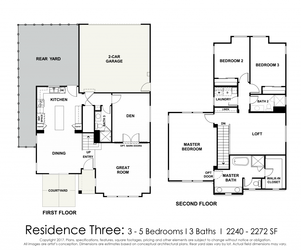 Residence 3 at Rocklin Trails Cresleigh Homes